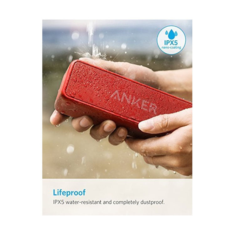 ANKER Waterproof Outdoor Bluetooth Speaker–12W Portable Wireless Audio