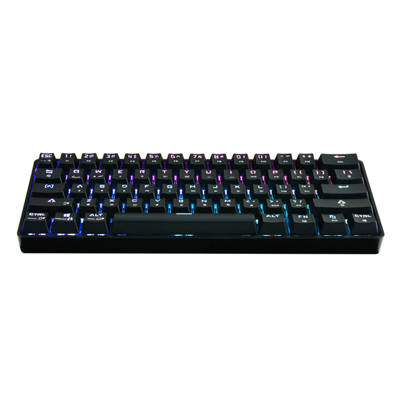 Wireless Bluetooth Mechanical Keyboard – Colorful PBT Keycaps, Compact Design, Compatible with PC, Laptop & Tablet