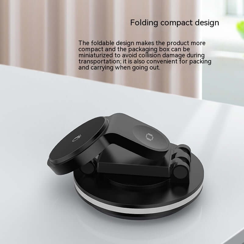 Magnetic Folding Wireless Charging Stand for iPhone, Watch & AirPods