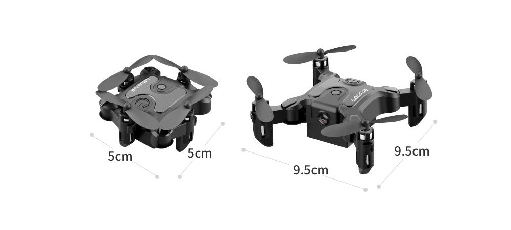 Mini Folding Drone with HD Camera – Compact Quadcopter Toy for Kids , USB Charging, Real-Time WiFi Transmission, 360° Flip & One-Key Return