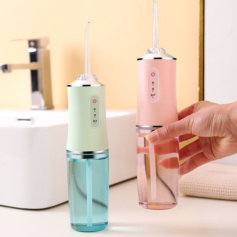 Oral Irrigator – 3 Modes USB Rechargeable Water Flosser - Portable Dental Water Flosser Jet 240ml Irrigator Dental Teeth Cleaner