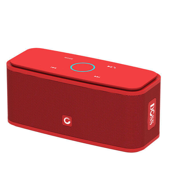 DOSS SoundBox Bluetooth Speaker – 12W Portable Wireless Speaker with 20H Playtime & Built-in Mic