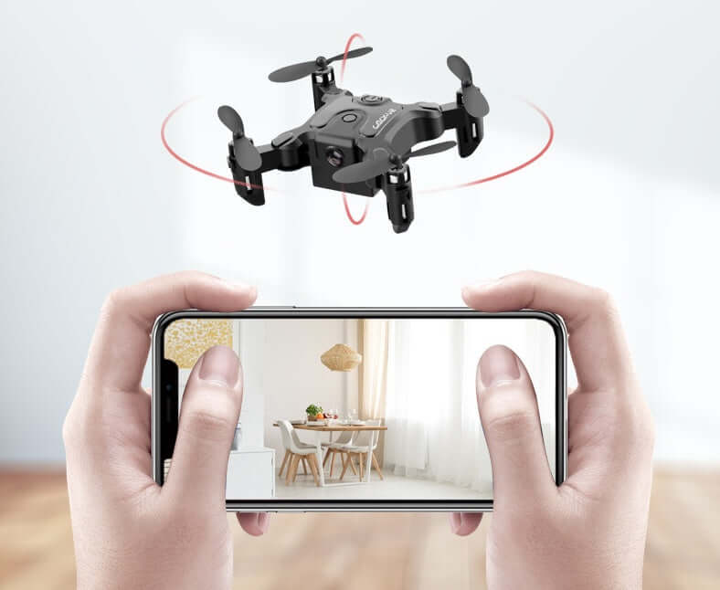Mini Folding Drone with HD Camera – Compact Quadcopter Toy for Kids , USB Charging, Real-Time WiFi Transmission, 360° Flip & One-Key Return