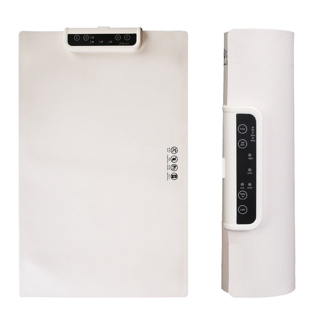 Electric Warming Tray Smart Food Warmer Roll Up Heating Pad With Adjustable Temperature Control 3 Auto Timer Settings