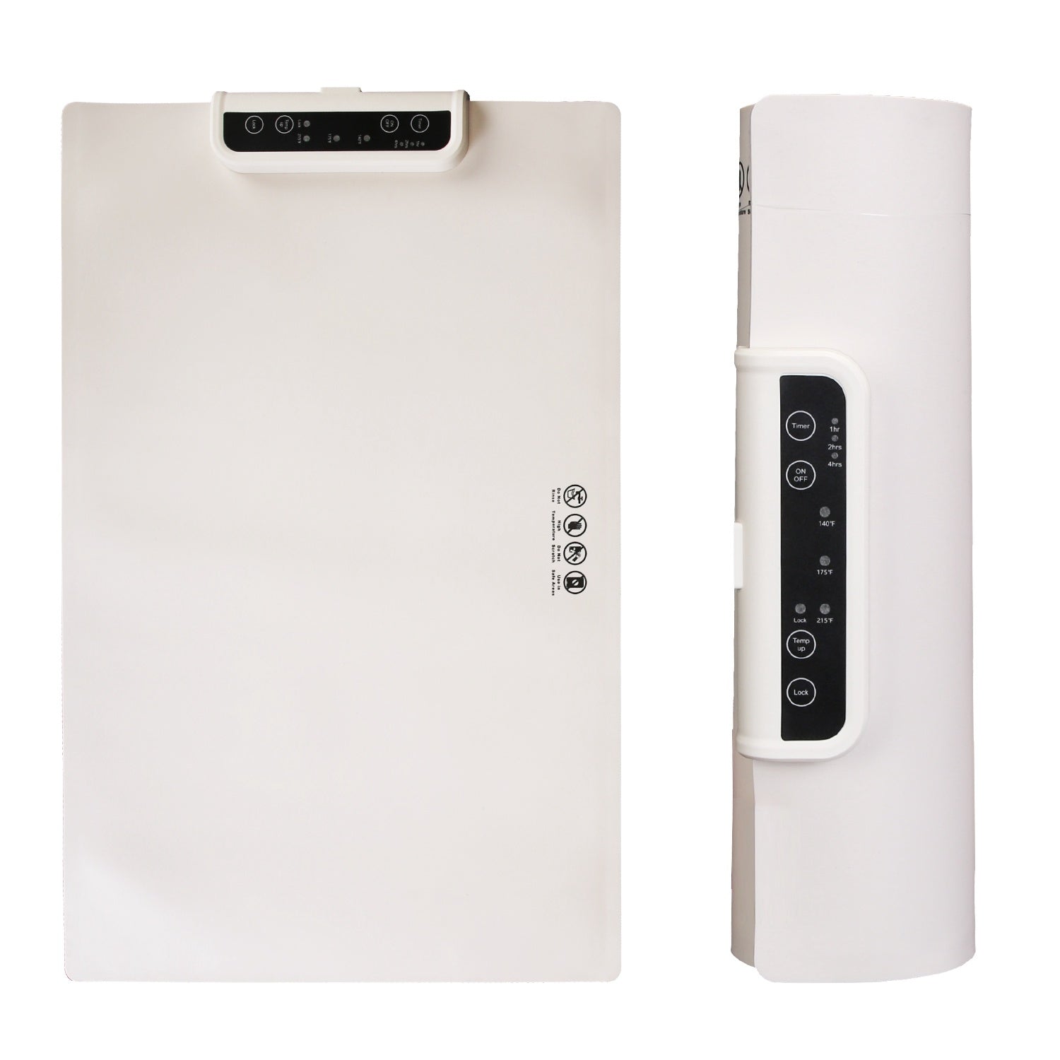 Electric Warming Tray Smart Food Warmer Roll Up Heating Pad With Adjustable Temperature Control 3 Auto Timer Settings