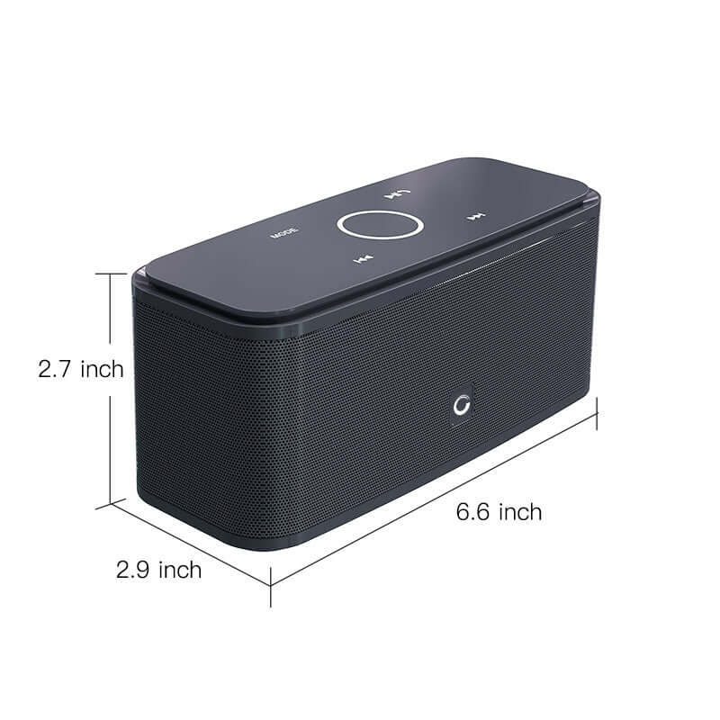 DOSS SoundBox Bluetooth Speaker – 12W Portable Wireless Speaker with 20H Playtime & Built-in Mic