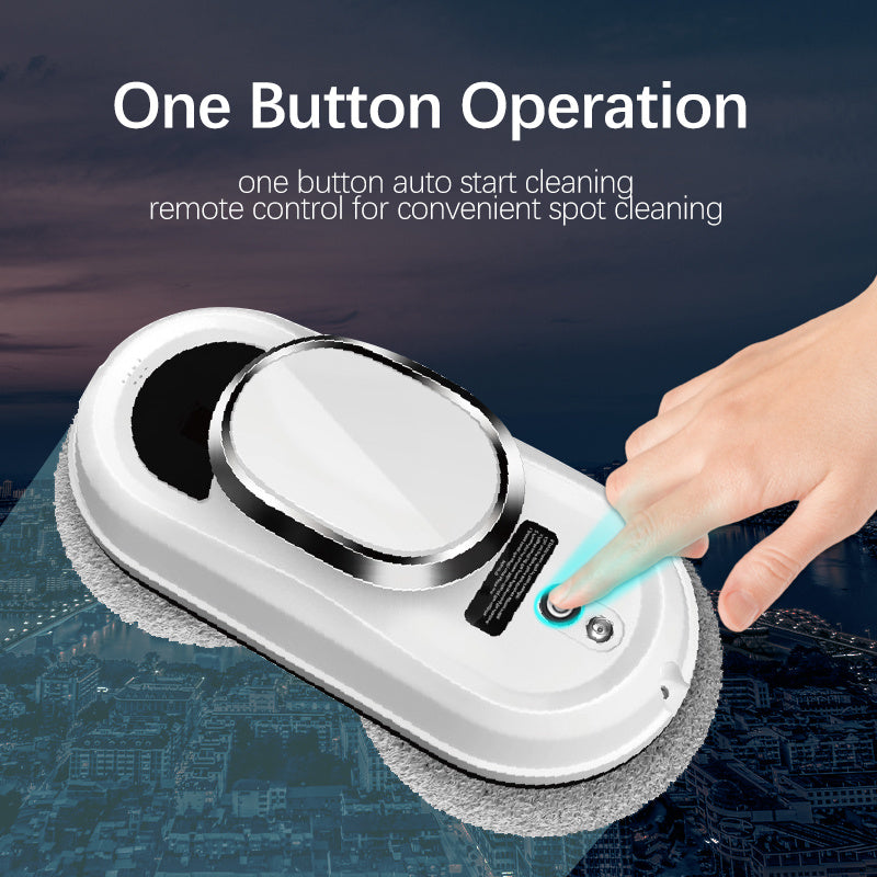 Window Cleaner Robot - Smart Glass Cleaning Robotic With 5600Pa Strong Suction,Remote Control Window Cleaning Robot