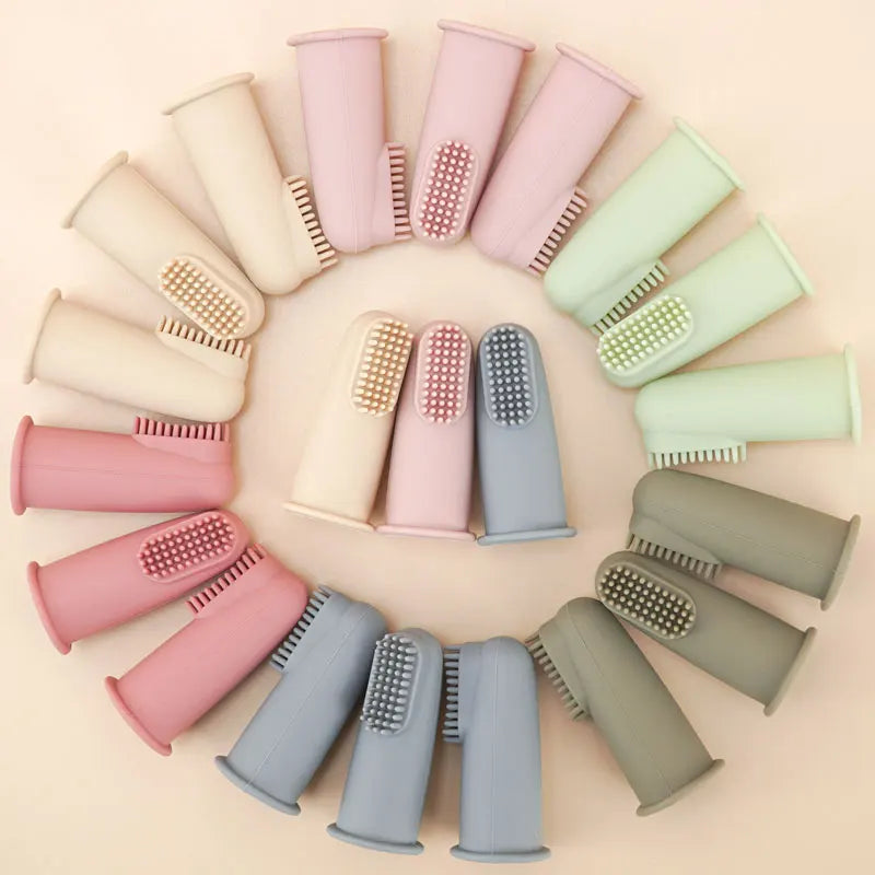 Baby Finger Toothbrush Children's Teeth Oral Care Cleaning Brush New Born Baby Items