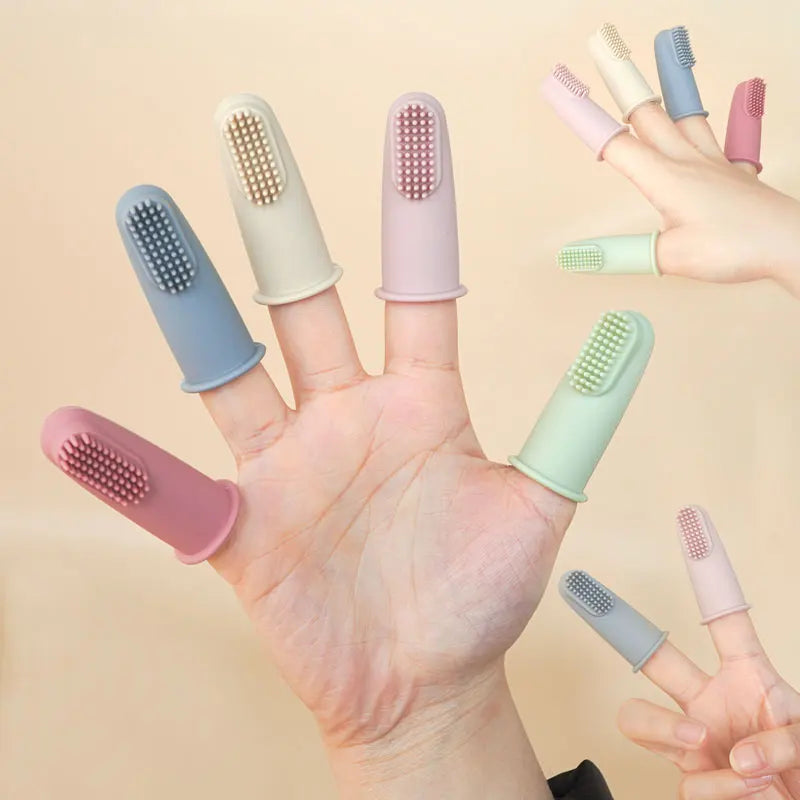Baby Finger Toothbrush Children's Teeth Oral Care Cleaning Brush New Born Baby Items