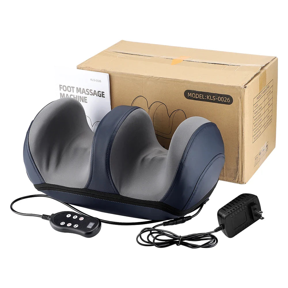 2 in 1 Shiatsu Foot Massager with Heat for Plantar Fasciitis Feet and Calf Massager Machine for Tired Muscles Relief