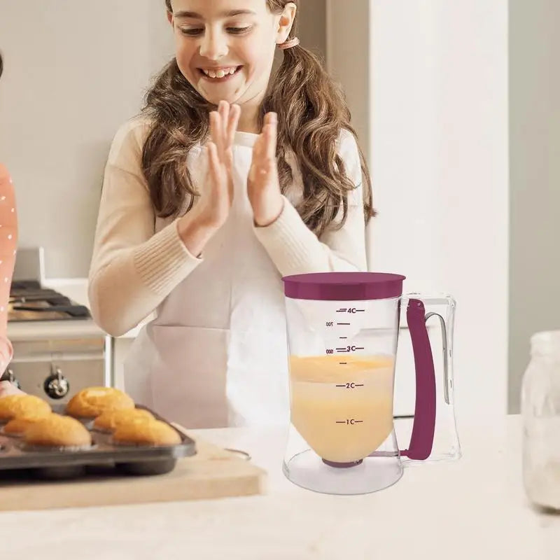 Hand-Held Pancake Batter Dispenser – Precise Pouring for Perfect Bakes
