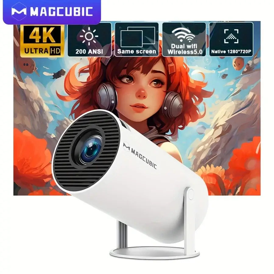 Magcubic HY300 Pro Projector 200 ANSI 720P &Wireless Screen Mirroring