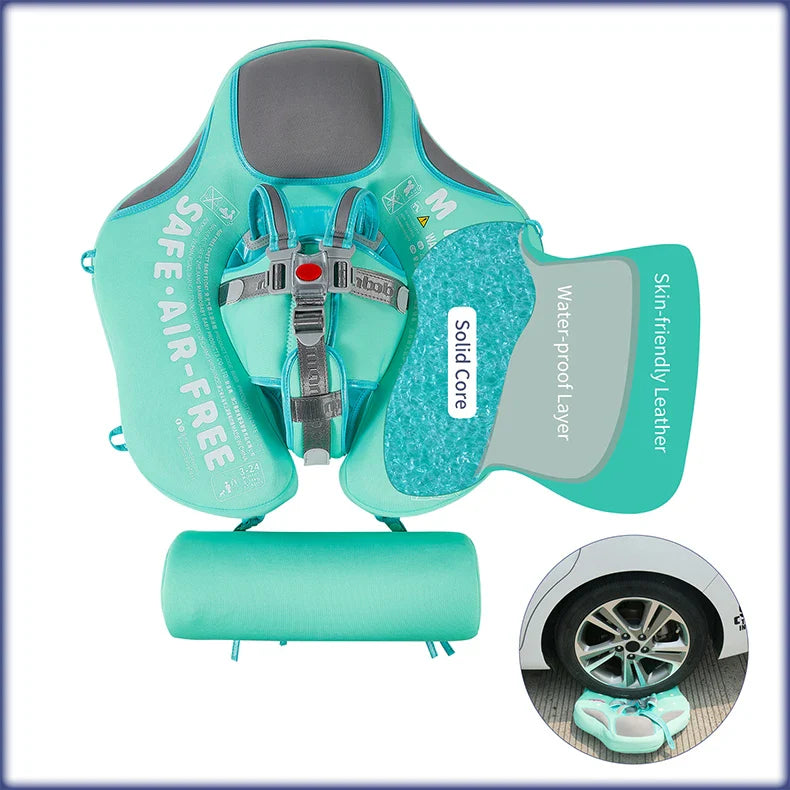 Mambobaby Baby Float with Sunshade – Safe Swimming Fun for Ages 0–3