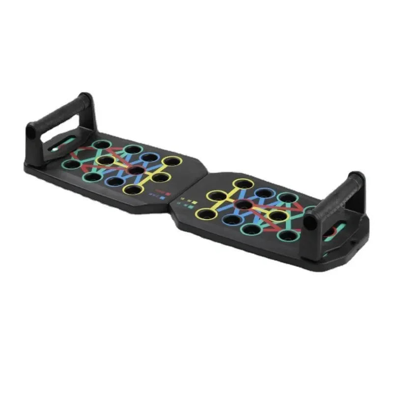 Push-up Board Set Portable Multifunctional Push-up Bar Foldable Fitness Equipment For Chest Abdomen Arms/Back Training Dumbbell