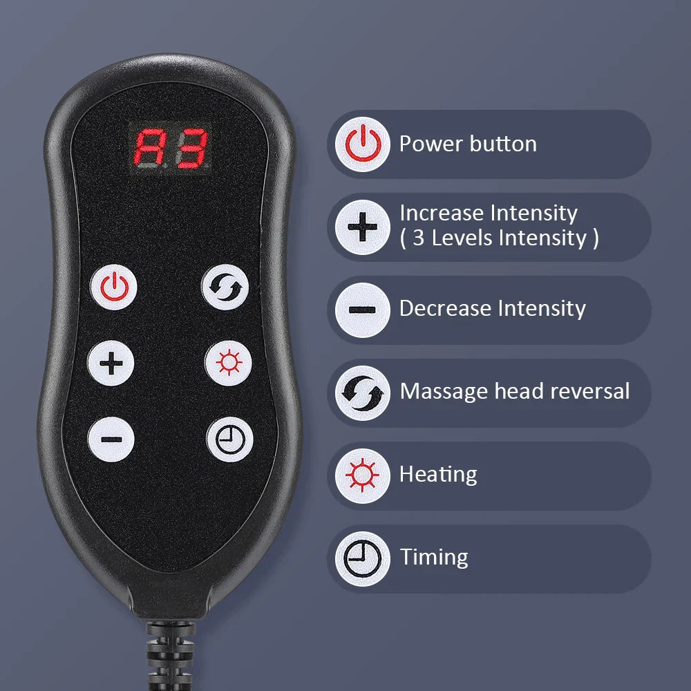 2 in 1 Shiatsu Foot Massager with Heat for Plantar Fasciitis Feet and Calf Massager Machine for Tired Muscles Relief