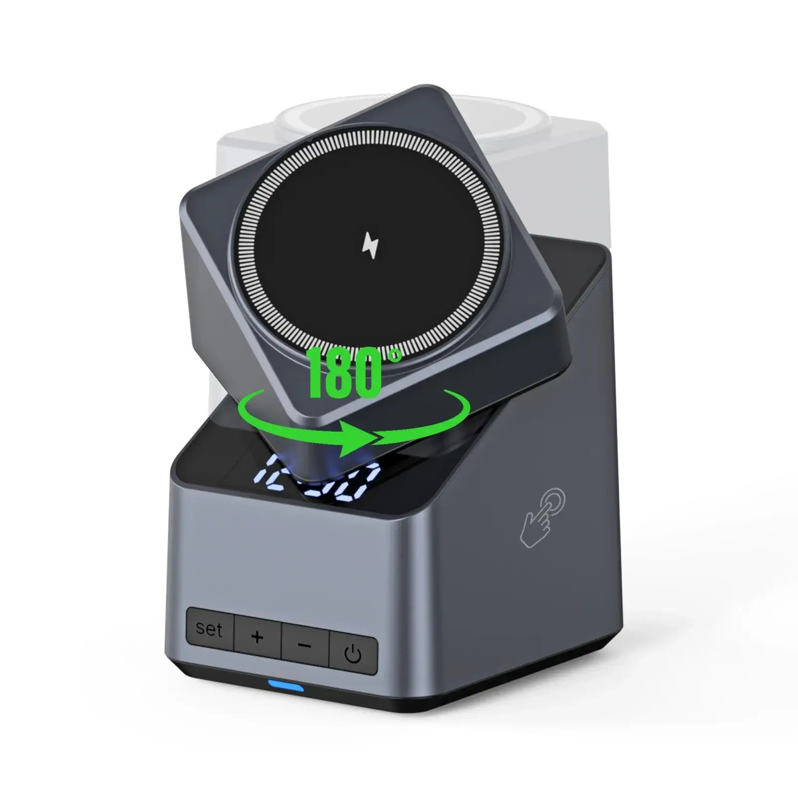 Magnetic 4-in-1 Wireless Charger Auto Rotation Fast Charging or IPhone