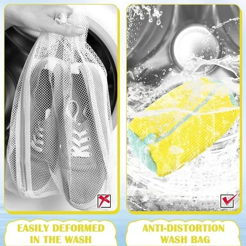 Shoe Laundry Bag for Washing Machine – Reusable Sneaker Wash
