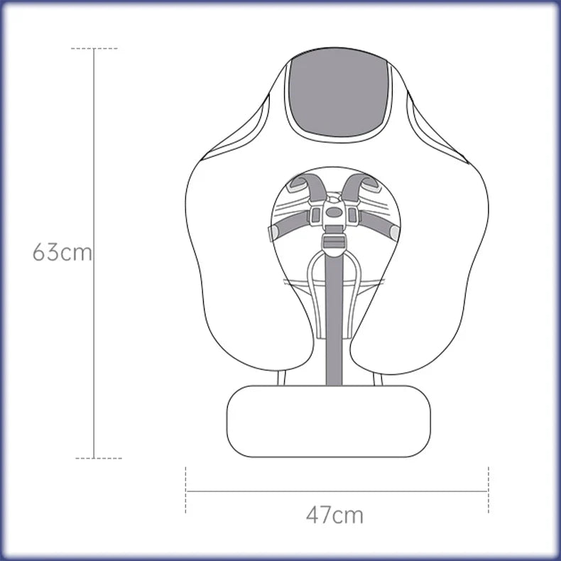 Mambobaby Baby Float with Sunshade – Safe Swimming Fun for Ages 0–3