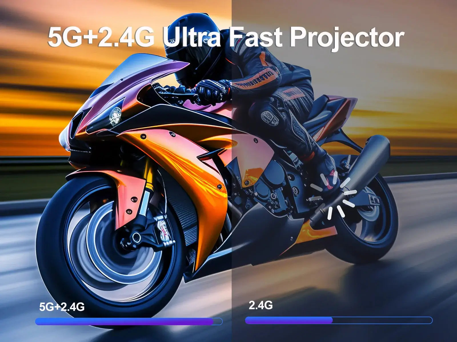 Magcubic HY300 Pro Projector 200 ANSI 720P &Wireless Screen Mirroring