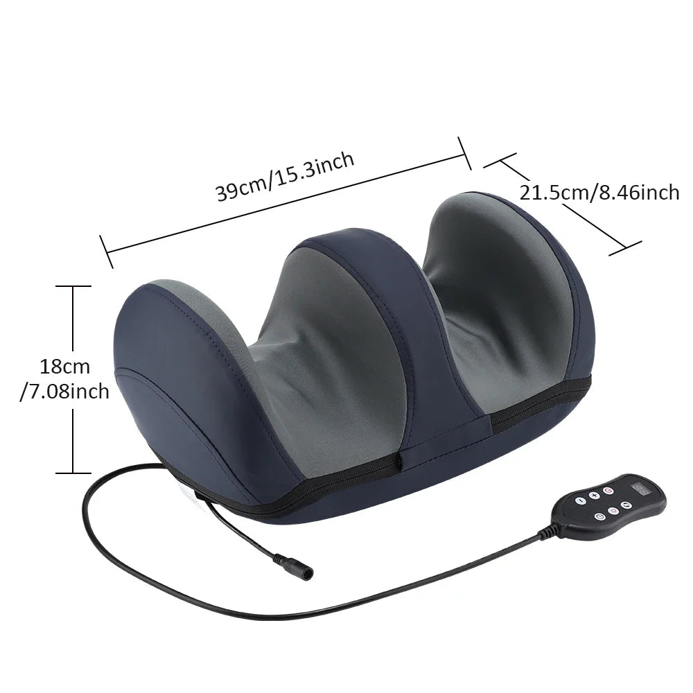 2 in 1 Shiatsu Foot Massager with Heat for Plantar Fasciitis Feet and Calf Massager Machine for Tired Muscles Relief