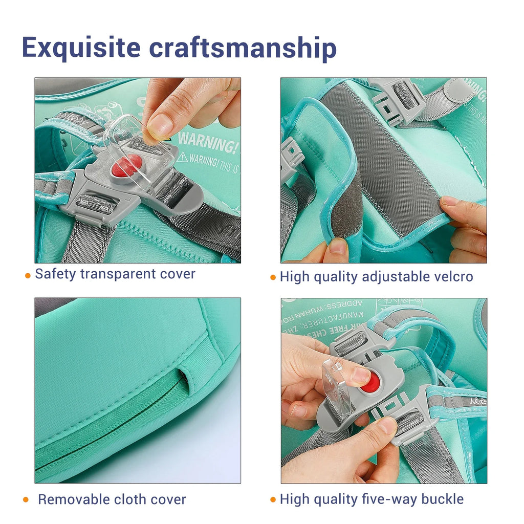 Mambobaby Baby Float with Sunshade – Safe Swimming Fun for Ages 0–3