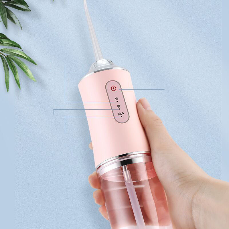 Oral Irrigator – 3 Modes USB Rechargeable Water Flosser - Portable Dental Water Flosser Jet 240ml Irrigator Dental Teeth Cleaner