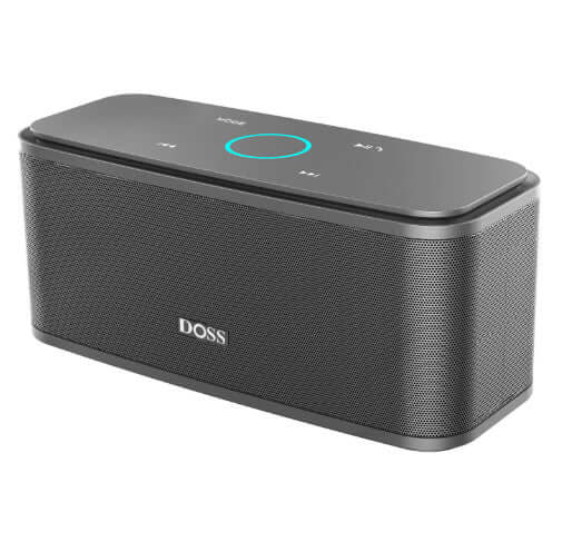 DOSS SoundBox Bluetooth Speaker – 12W Portable Wireless Speaker with 20H Playtime & Built-in Mic