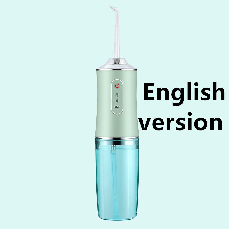 Oral Irrigator – 3 Modes USB Rechargeable Water Flosser - Portable Dental Water Flosser Jet 240ml Irrigator Dental Teeth Cleaner